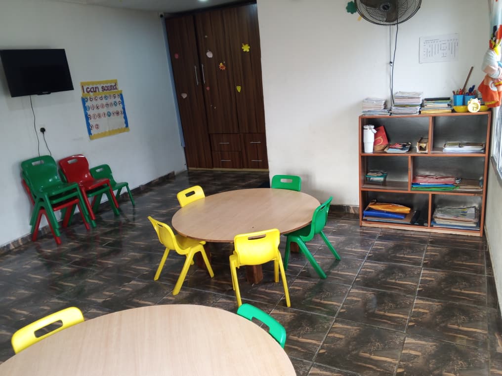Thoughtfully arranged Montessori classroom shelves with learning materials